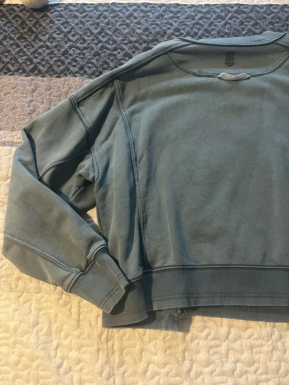 Washed Denim FP Movement Crew Neck - Picture 7 of 12